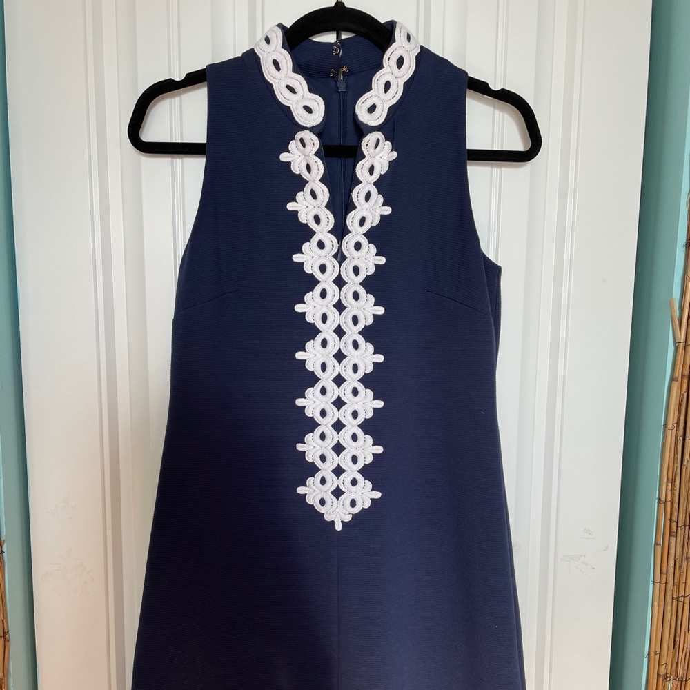 Lily Pulitzer Callista High Collar Shift Dress